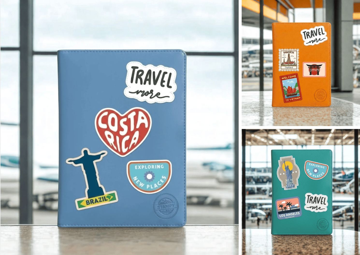 Protège passeport personnalisé