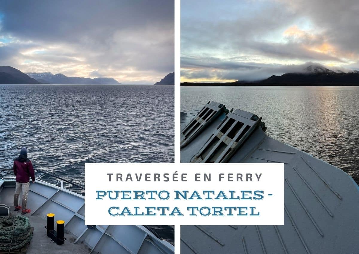 Traversée en ferry de Puerto Natales à Caleta Tortel